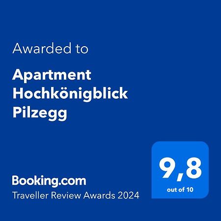 Apartment Hochkoenigblick Pilzegg Embach Exteriér fotografie